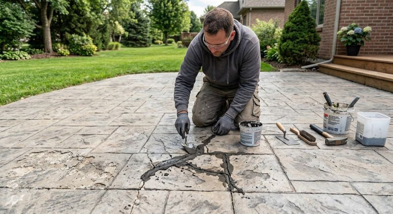 Decorative Concrete Repair in Newnan, GA